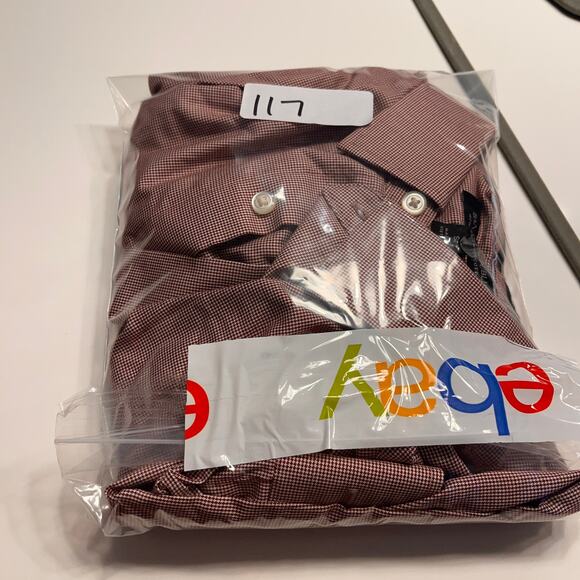 Banana Republic Brown Standard Fit Non-Iron Button-Down Shirt Size Small - Picture 8 of 8